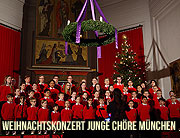 Junge Chöre München: „Weihnachten für die Ohren“: Festliches Konzert. In der Kirche St. Joseph